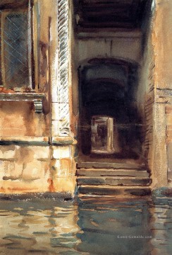 Veneziavenezia Doorway John Singer Sargent Venedig Ölgemälde